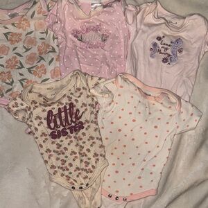 Pink and Cream Kids One Piece Set